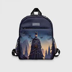 Детский рюкзак Новогодний Бэтмен, цвет: 3D-принт