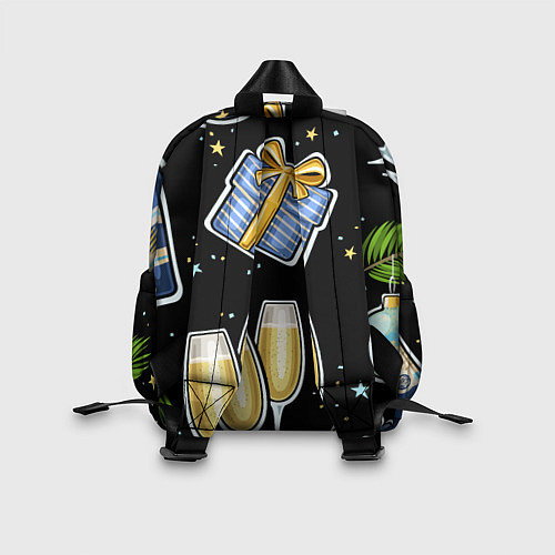 Детский рюкзак Новогодний вайб / 3D-принт – фото 2