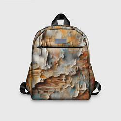 Детский рюкзак Старая штукатурка на стене - абстракция, цвет: 3D-принт