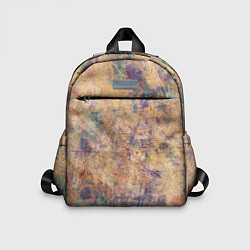 Детский рюкзак Абстракция - pink marble with blue flecks