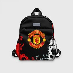 Детский рюкзак Манчестер Юнайтед краски абстрактные