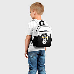 Детский рюкзак Juventus капли красок, цвет: 3D-принт — фото 2