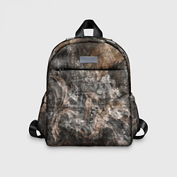 Детский рюкзак Абстракция - brown darkness