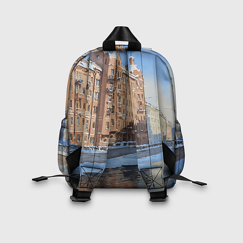 Детский рюкзак Зимний Санкт-Петербург / 3D-принт – фото 2