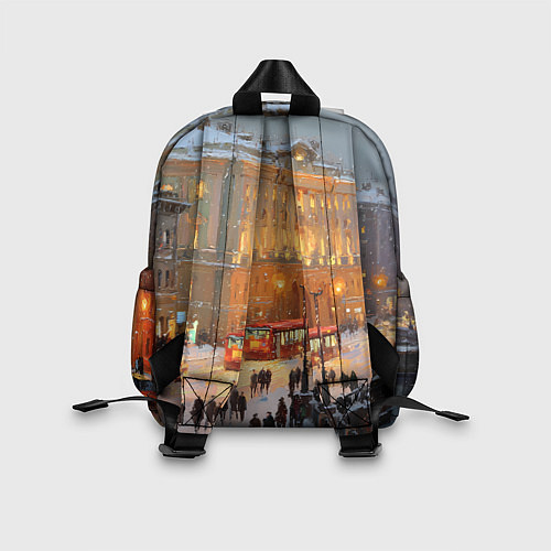 Детский рюкзак Предновогодний Санкт-Петербург / 3D-принт – фото 2