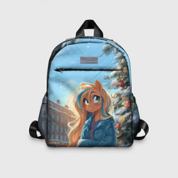 Детский рюкзак Лошадка на новогодней площади