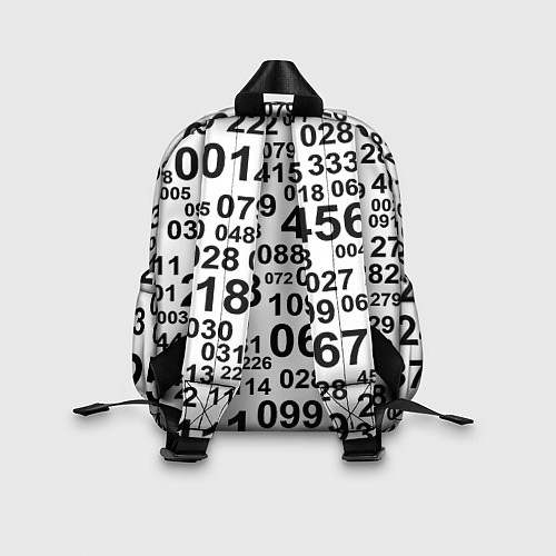 Детский рюкзак Лестер сити цифры символы / 3D-принт – фото 2