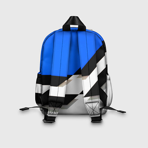 Детский рюкзак Лестер сити геометрия полосы / 3D-принт – фото 2