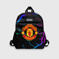 Детский рюкзак Манчестер Юнайтед неоновые молнии