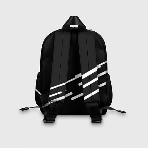 Детский рюкзак Реал Мадрид полосы текстура линии / 3D-принт – фото 2
