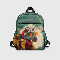 Детский рюкзак Новогодний конь в желтых очках