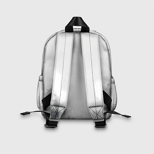 Детский рюкзак Черно-белый новогодний конь / 3D-принт – фото 2