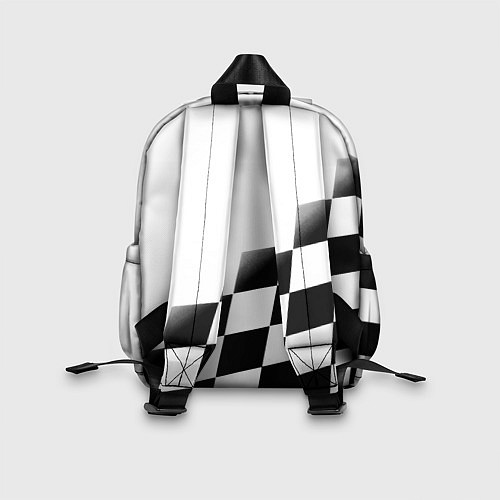 Детский рюкзак Ювентус клетка краски / 3D-принт – фото 2