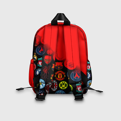 Детский рюкзак Манчестер Юнайтед логотипы команд / 3D-принт – фото 2
