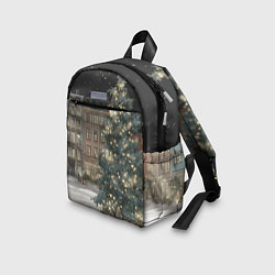 Детский рюкзак Елка во дворе, цвет: 3D-принт — фото 2