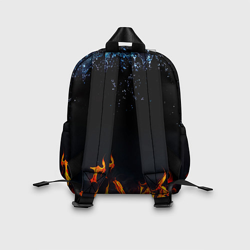 Детский рюкзак Манчестер Юнайтед лёд и огонь / 3D-принт – фото 2