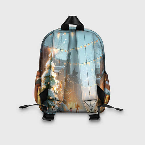 Детский рюкзак Новогодняя елочка / 3D-принт – фото 2