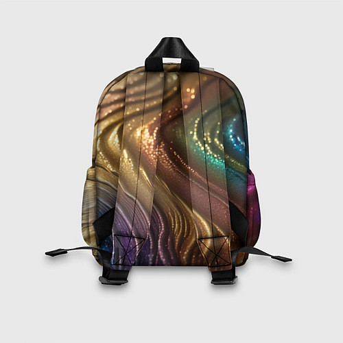Детский рюкзак Сморщенные складочки жидкости / 3D-принт – фото 2