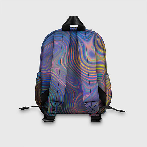 Детский рюкзак Абстрактная рябь / 3D-принт – фото 2