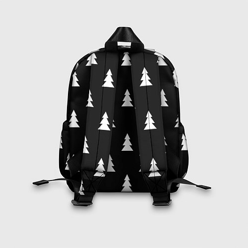 Детский рюкзак Ювентус ёлочки паттерн / 3D-принт – фото 2