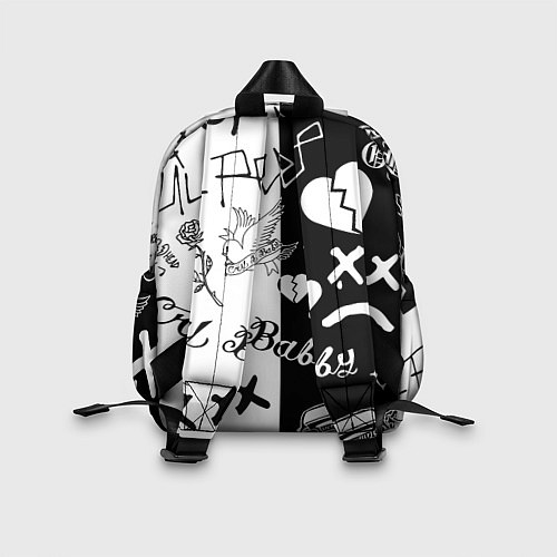 Детский рюкзак Lill Peep x juventus logo / 3D-принт – фото 2