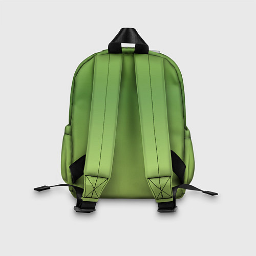 Детский рюкзак Color green yellow / 3D-принт – фото 2