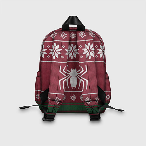 Детский рюкзак Рождественский свитер Человека паука / 3D-принт – фото 2
