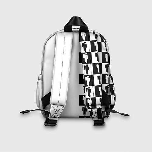 Детский рюкзак Ювентус паттерн люди / 3D-принт – фото 2