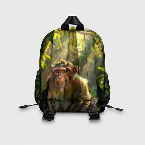 Детский рюкзак Лесная обезьянка / 3D-принт – фото 2