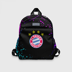 Детский рюкзак Бавария Мюнхен неоновые краски всплеск
