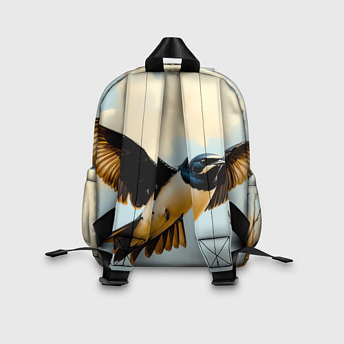 Детский рюкзак Полёт ласточки / 3D-принт – фото 2