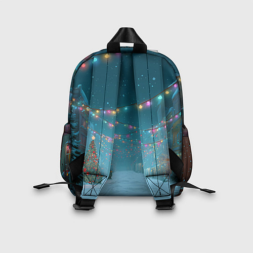 Детский рюкзак Новогодняя лошадка 2026 год / 3D-принт – фото 2