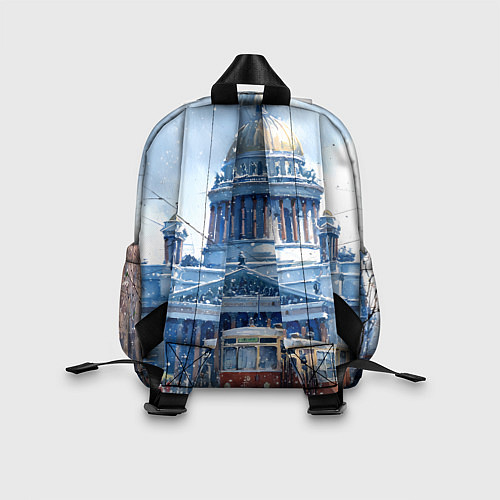Детский рюкзак Снежный Санкт-Петербург / 3D-принт – фото 2