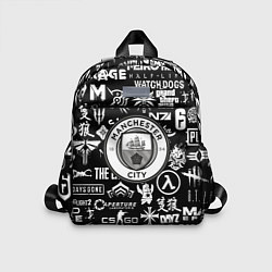 Детский рюкзак Манчестер сити логотипы игр