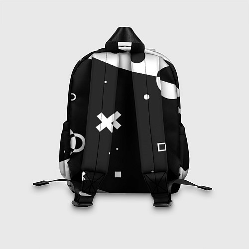 Детский рюкзак Манчестер сити геометрия блэк / 3D-принт – фото 2