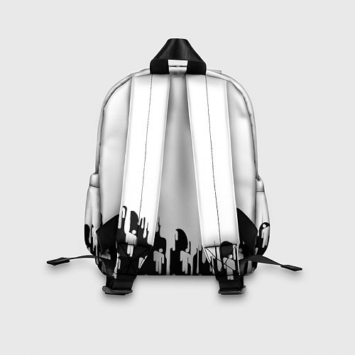 Детский рюкзак Ювентус краски люди / 3D-принт – фото 2