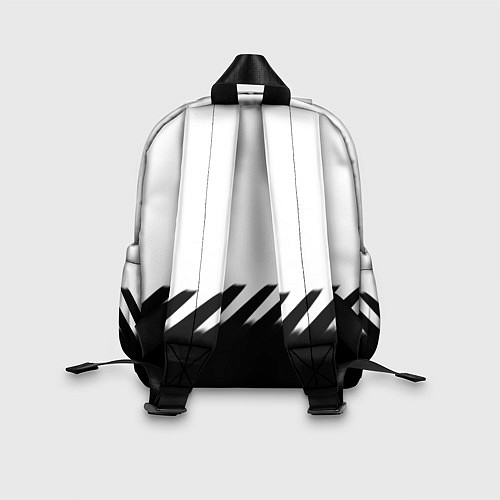 Детский рюкзак Ювентус полосы геометрия линии / 3D-принт – фото 2