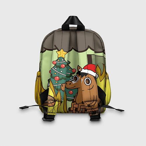 Детский рюкзак Конь среди огня - this is fine / 3D-принт – фото 2