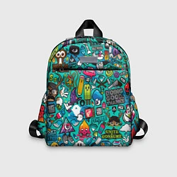 Детский рюкзак Стикербомбинг, цвет: 3D-принт