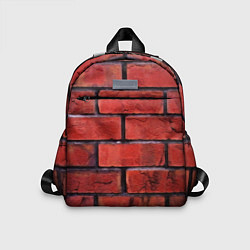 Детский рюкзак Кирпич, цвет: 3D-принт