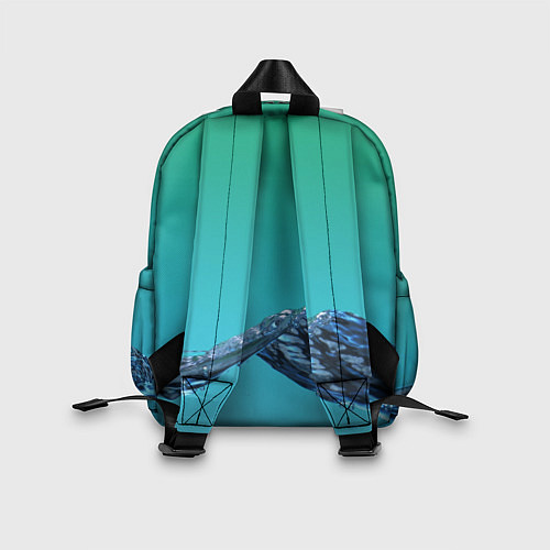 Детский рюкзак Зеленая вода / 3D-принт – фото 2