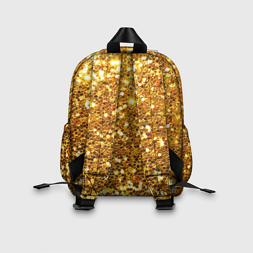 Детский рюкзак Золотое мерцание / 3D-принт – фото 2
