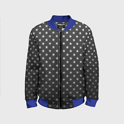 Бомбер детский Black Milk: Stars Black, цвет: 3D-синий
