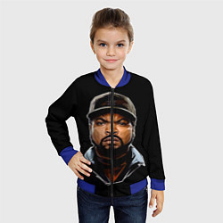 Бомбер детский Ice Cube, цвет: 3D-синий — фото 2