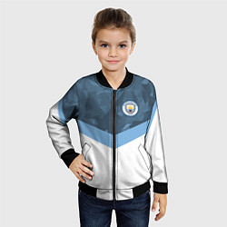 Бомбер детский Manchester City FC: Sport, цвет: 3D-черный — фото 2