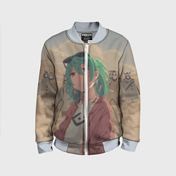 Бомбер детский Vocaloid, цвет: 3D-серый