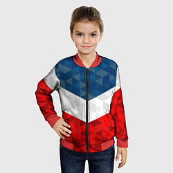 Бомбер детский Форма России, цвет: 3D-красный — фото 2