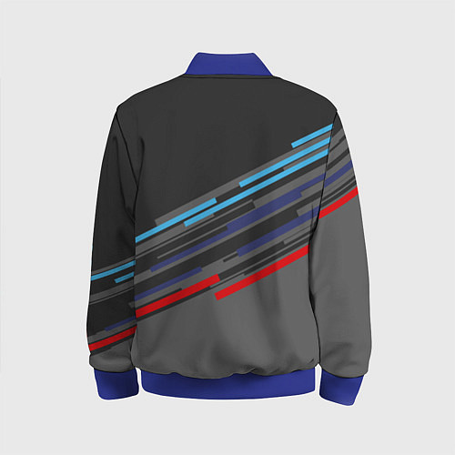 Детский бомбер BMW BRAND COLOR / 3D-Синий – фото 2
