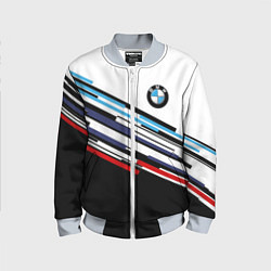 Бомбер детский BMW BRAND COLOR БМВ, цвет: 3D-серый