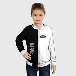 Бомбер детский Land Rover: Range Rover, цвет: 3D-белый — фото 2